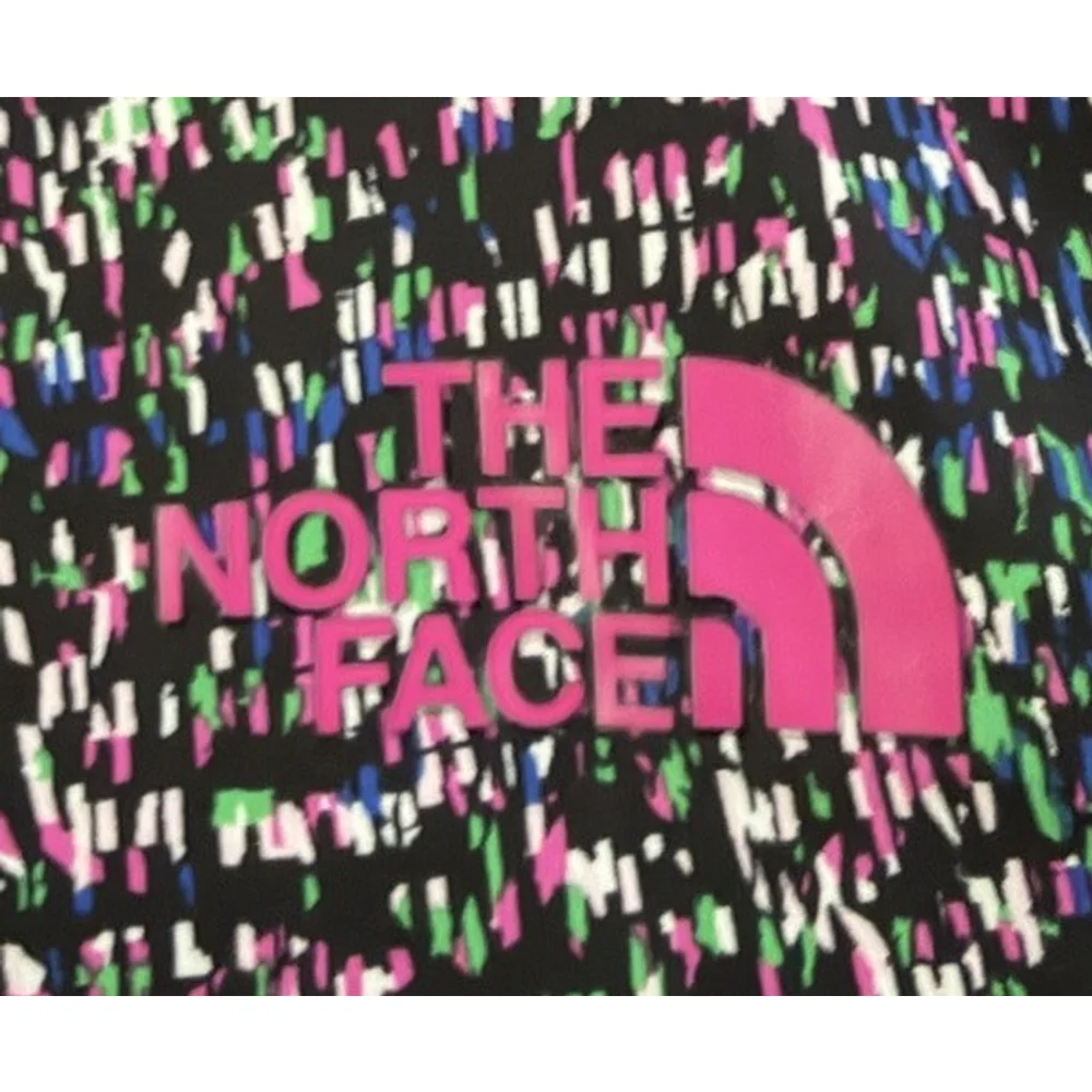 The North Face Womens Raincoat Black Pink Full Zip Logo M